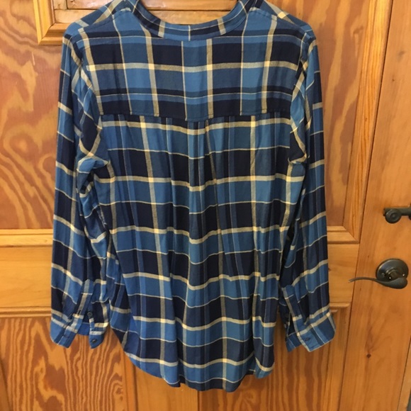 Women’s NWT Lucky Brand plaid tunic top size M - Picture 5 of 6